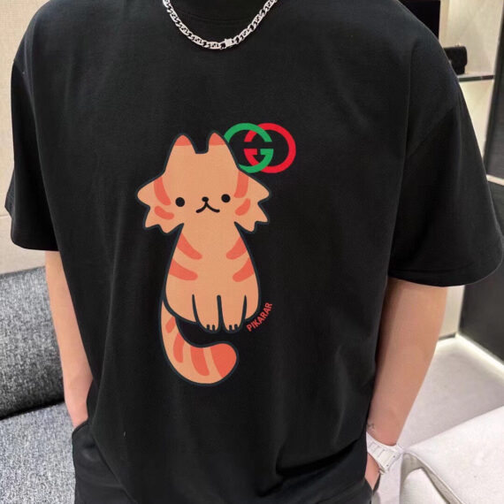 Gucci Cat Graphic T-Shirt