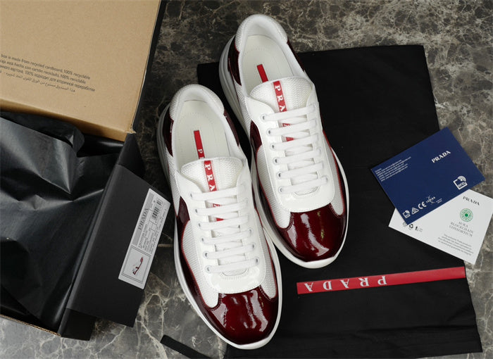 PRADA AMERICAS CUP BURGUNDY WHITE