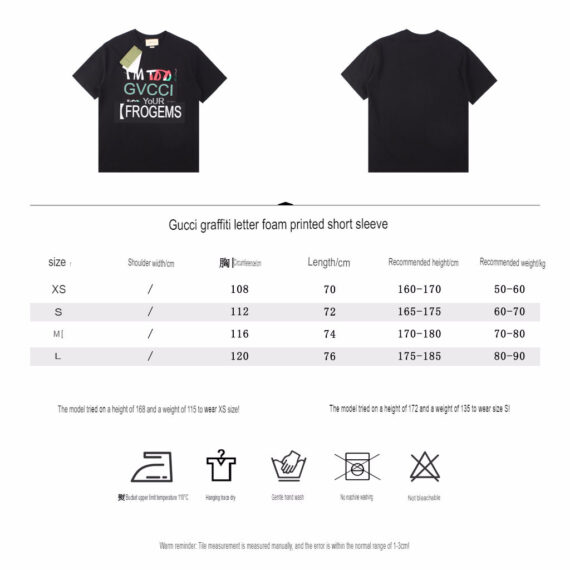 Gucci Im Too Gucci for Your Problems T-Shirt - Black