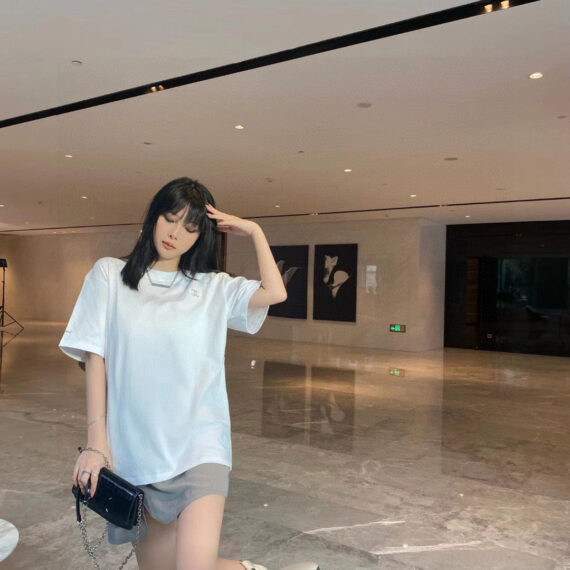 Chanel Classic Logo T-Shirt in White
