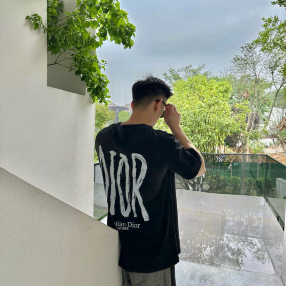 Dior Logo T-Shirt (Black)