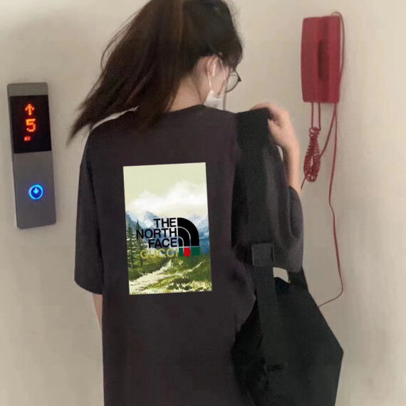 The North Face x Gucci Nature Print T-Shirt (Black)