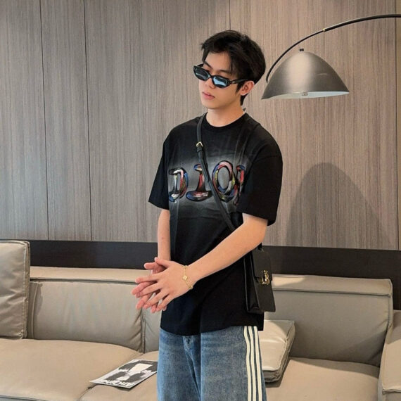 Dior Artistic Logo T-Shirt (Black)