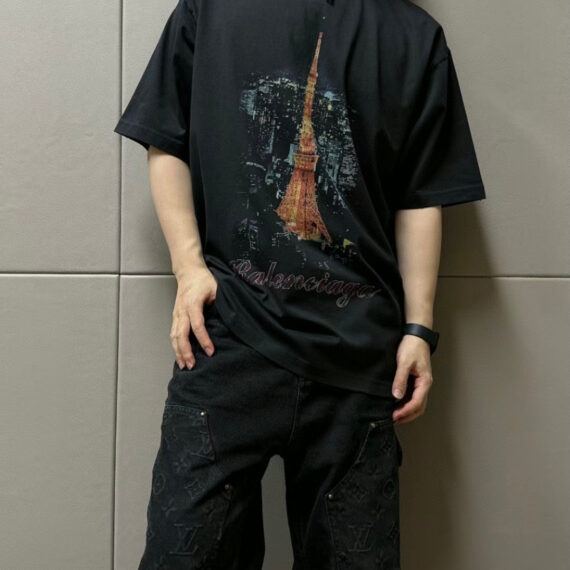 Balenciaga Tokyo Tower T-Shirt