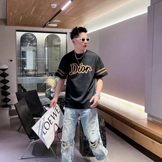 Dior Black and Brown T-Shirt