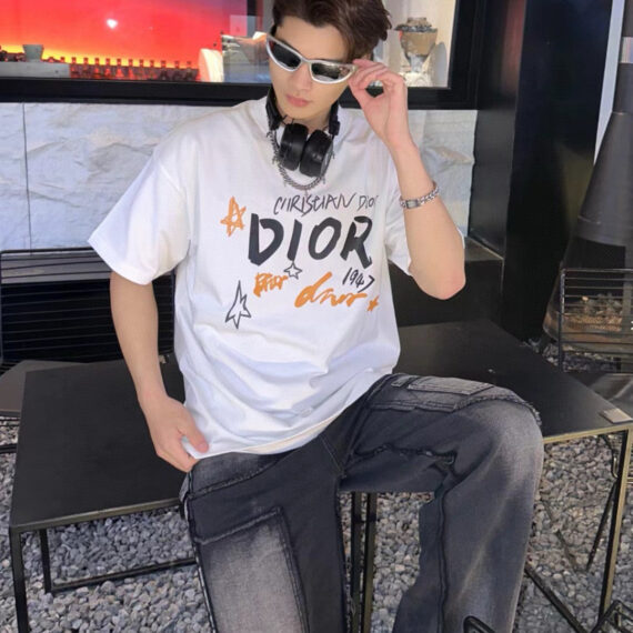 Dior Christian Dior Graphic White T-Shirt