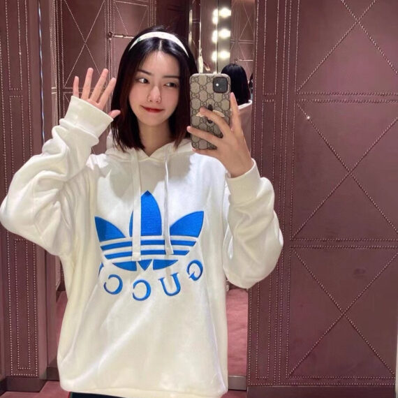 Gucci x Adidas White Hoodie