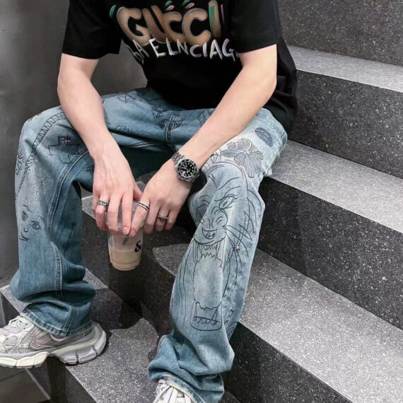 Gucci x Balenciaga Collaboration T-Shirt (Black)