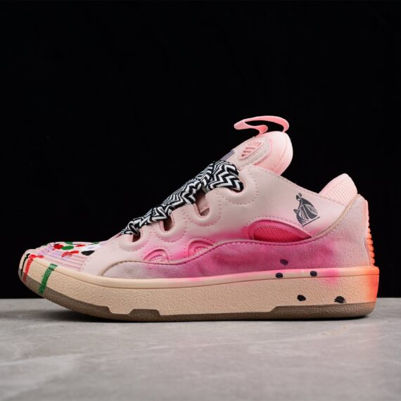 Vibrant Pink Low Top Sneakers
