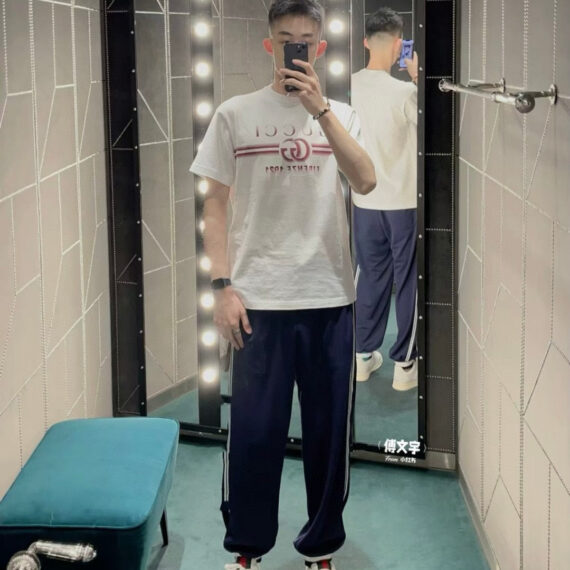 Gucci White T-Shirt with Firenze 1921 Logo