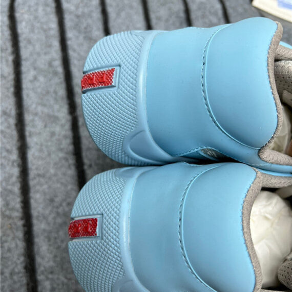PRADA AMERICAS CUP SOFT RUBBER LIGHT BLUE SILVER