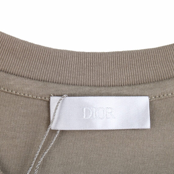 Dior Double D Logo T-Shirt (Khaki)