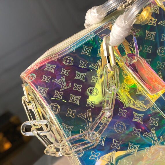 LOUIS VUITTON MONOGRAM 50 PRISM HOLOGRAPHIC TRAVEL BAG