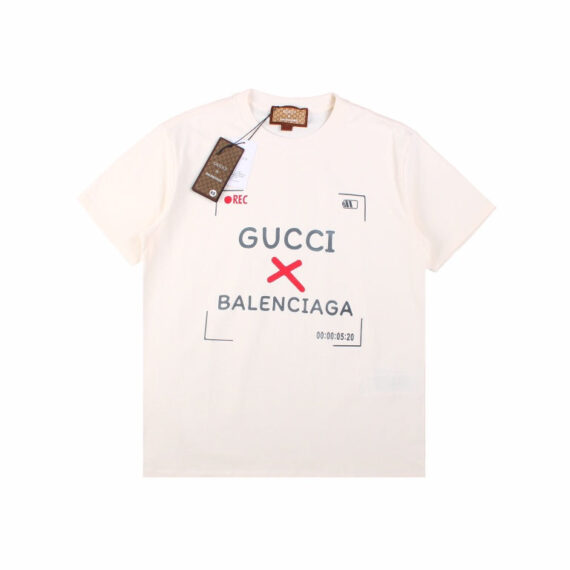 Gucci x Balenciaga Collaboration T-Shirt - White