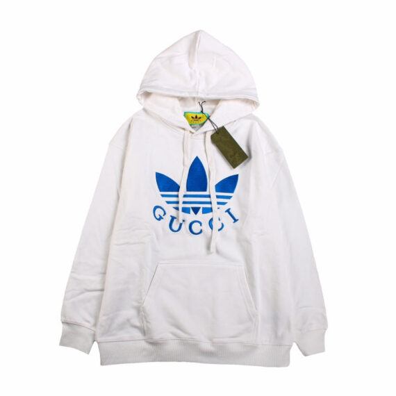 Gucci x Adidas White Hoodie