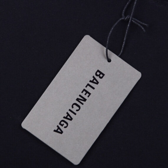 BALENCIAGA CALLIGRAPHY LOGO T-SHIRT BLACK