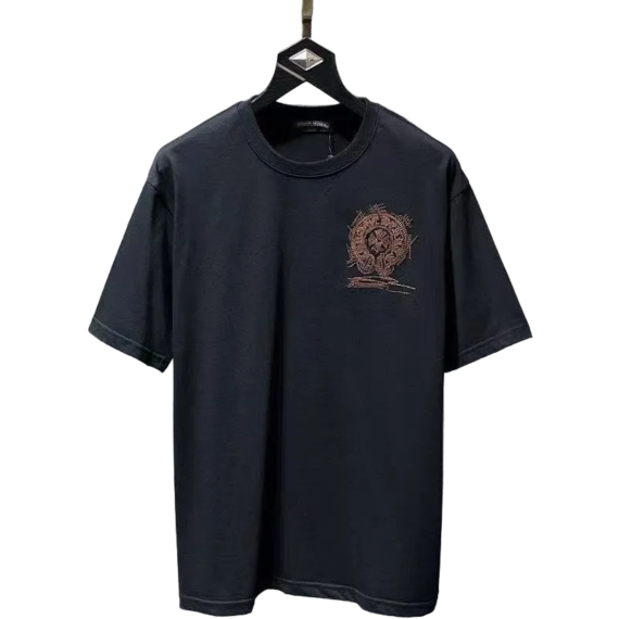 Chrome Hearts Classic Crewneck T-Shirt in Black/Brown