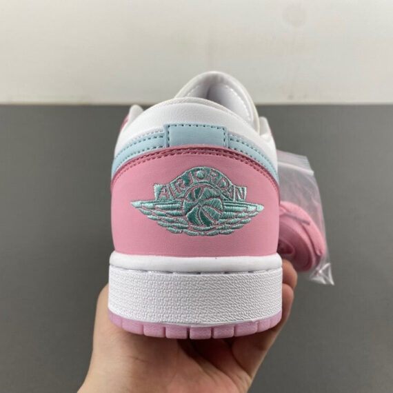 Air Jordan 1 Low White/Pink Jade
