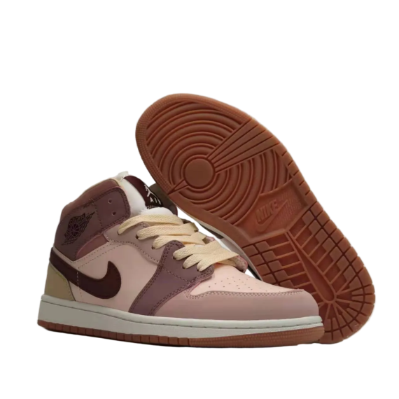Air Jordan 1 Mid Red Bean