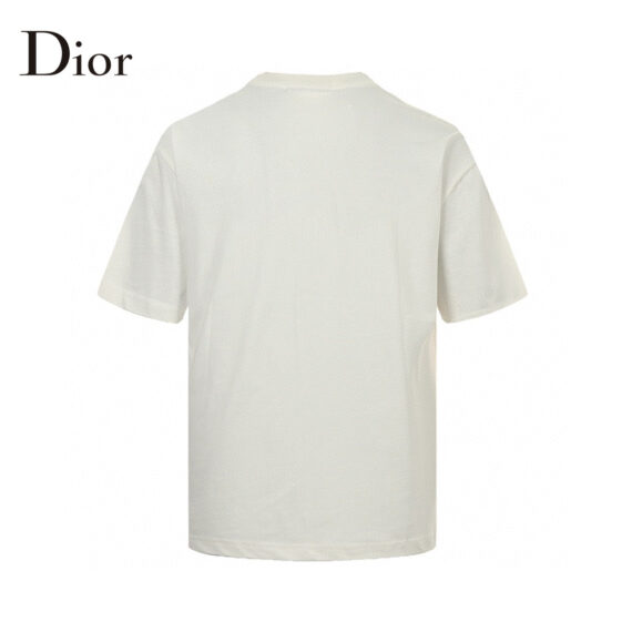 Dior White T-Shirt with Bold Logo