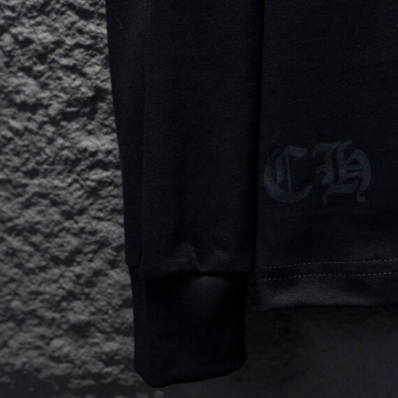 CHROME HEARTS YELLOW COLLAR LONGSLEEVE BLACK