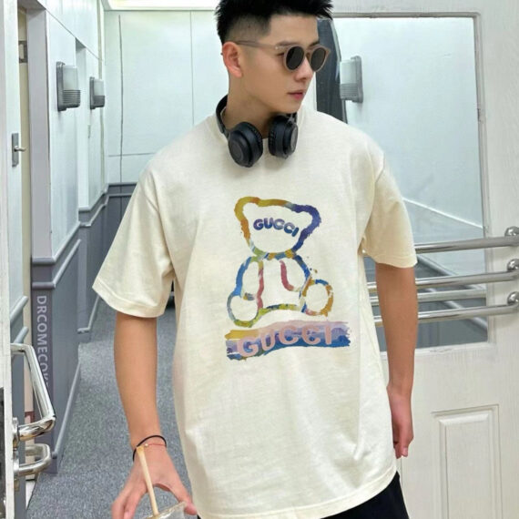 Gucci Teddy Bear Graphic T-Shirt