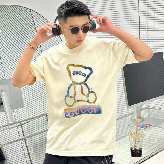 Gucci Teddy Bear Graphic T-Shirt
