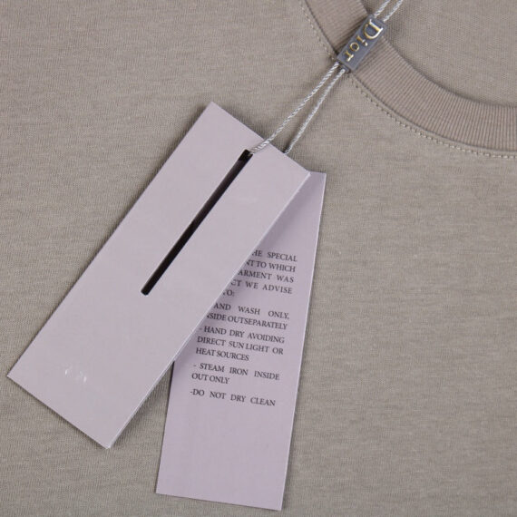 Dior Double D Logo T-Shirt (Khaki)
