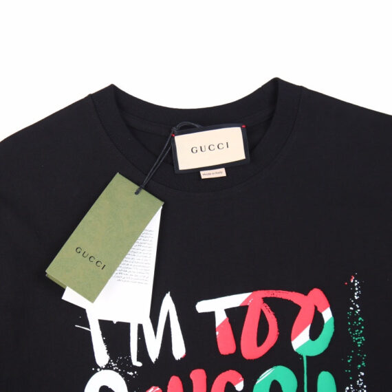 Gucci Im Too Gucci for Your Problems T-Shirt - Black
