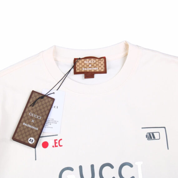 Gucci x Balenciaga Collaboration T-Shirt - White