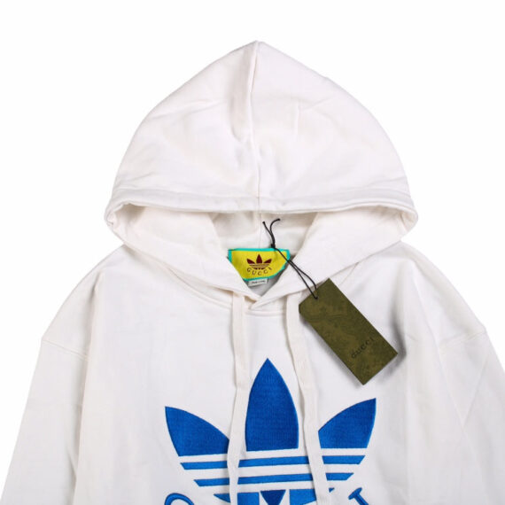Gucci x Adidas White Hoodie