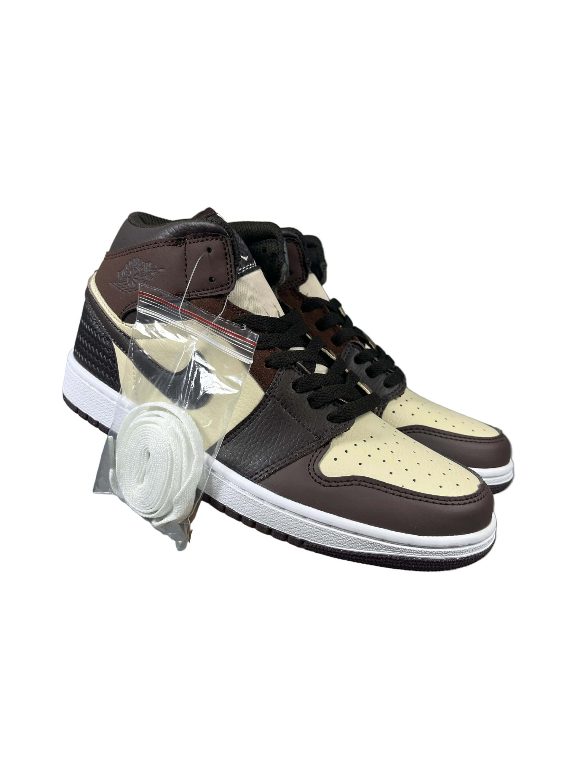 Air Jordan 1 Mid Brown/Sail/Black