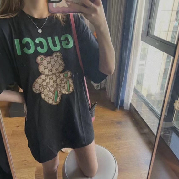 Gucci Teddy Bear Print T-Shirt - Cream