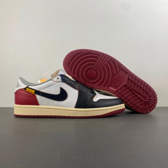 Air Jordan 1 Low Black/White-Varsity Red