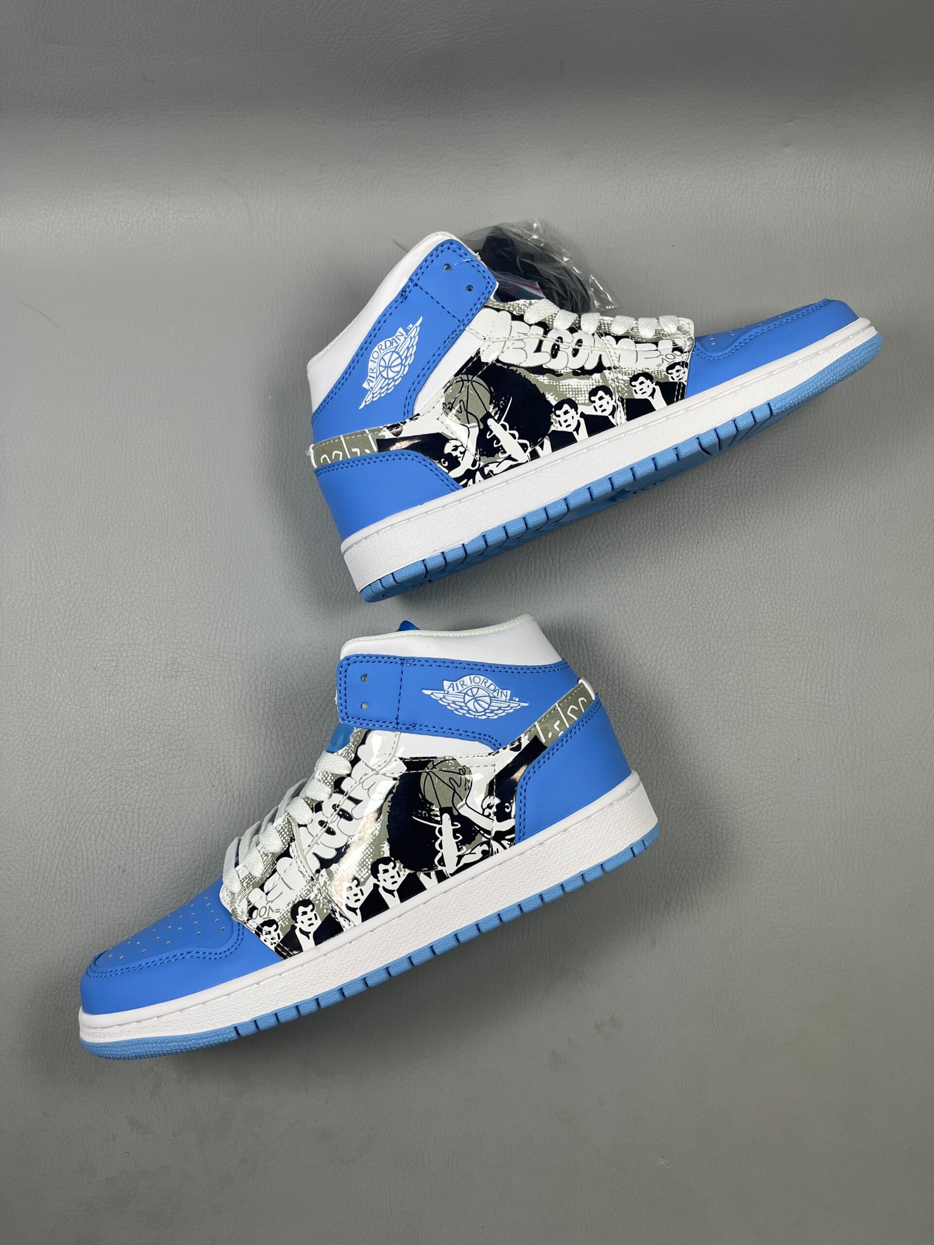 Air Jordan 1 Mid Racer Blue/Black/White
