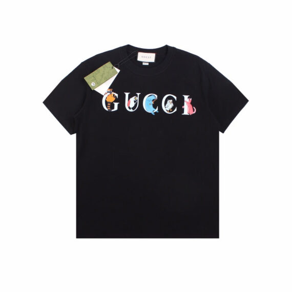 Gucci Mushroom Cluster T-Shirt (Black)