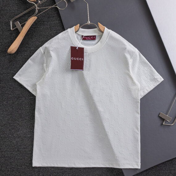 Gucci GG Patterned T-Shirt (White)