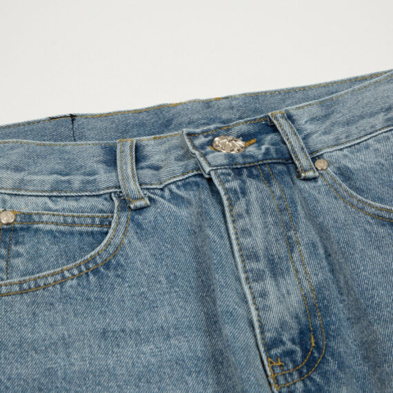 CHROME HEARTS X LEVIS CROSS PATCH JEANS
