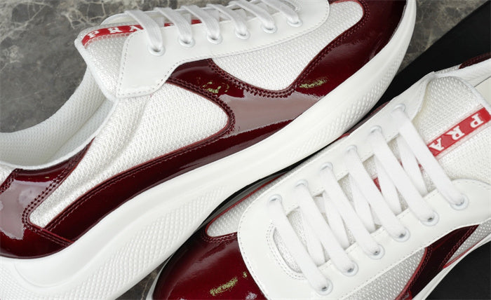 PRADA AMERICAS CUP BURGUNDY WHITE