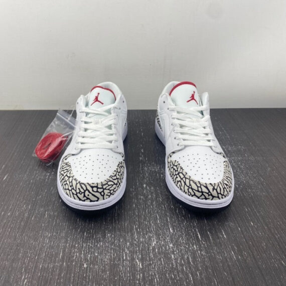 Air Jordan 1 Low “White/Grey Snake”