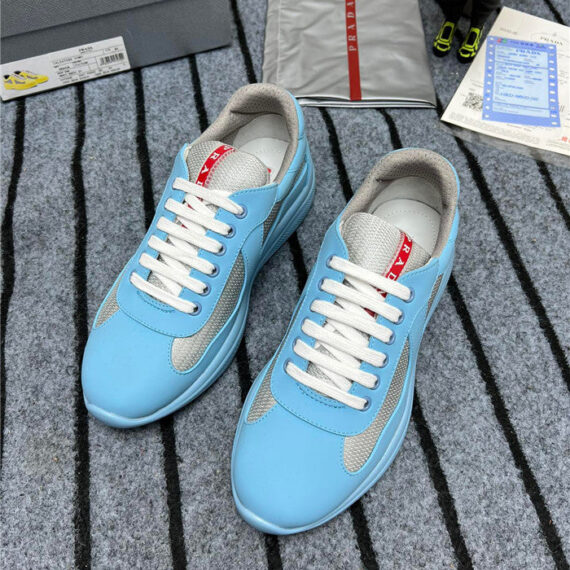 PRADA AMERICAS CUP SOFT RUBBER LIGHT BLUE SILVER