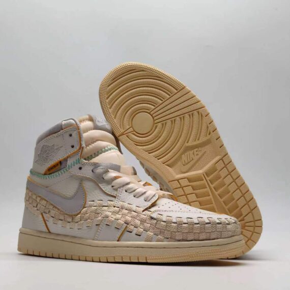 Air Jordan 1 Retro High OG Woven Grey/White
