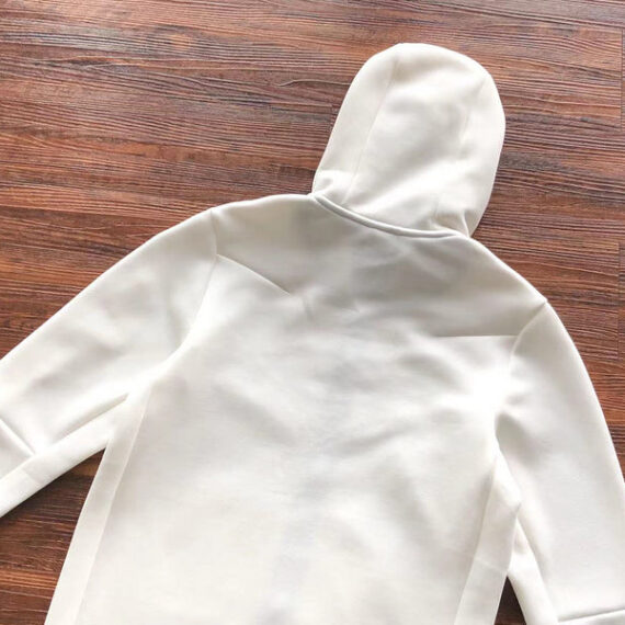 NIKE TECH FLEECE HOODIE x WHITE