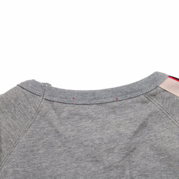 Gucci Grey Sweatshirt with Stripe Detail