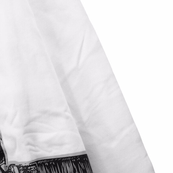Dior White Hoodie with Bag Design