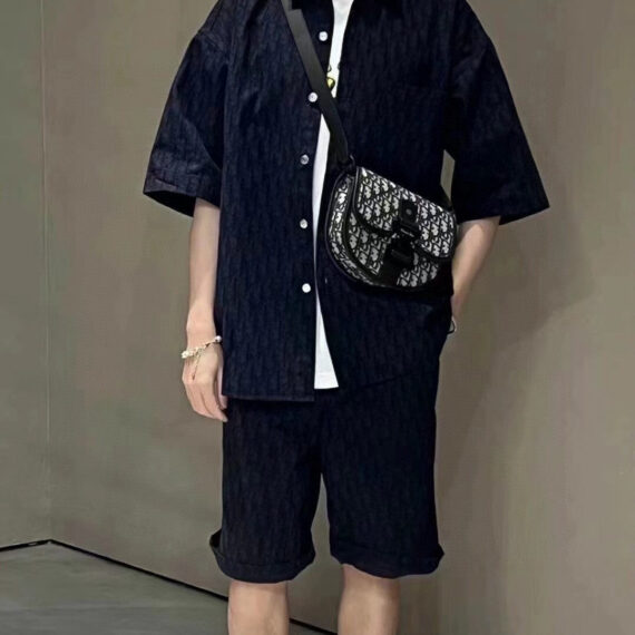 Dior Black Short-Sleeve Shirt