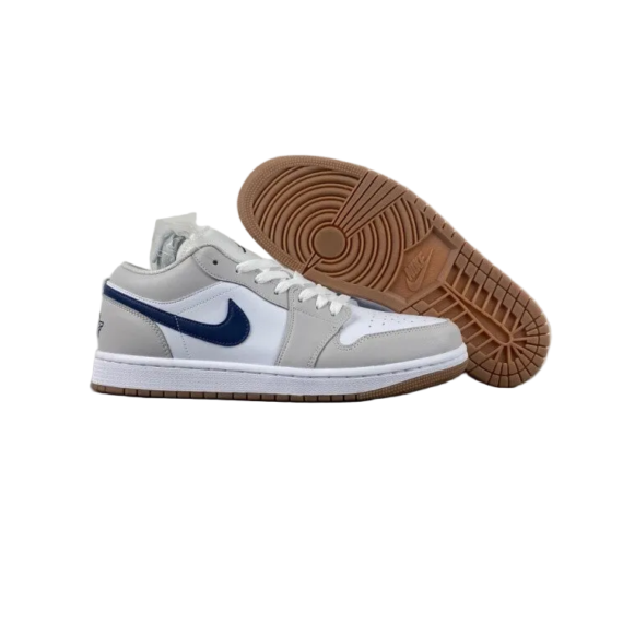 Air Jordan 1 Low White/Grey/Navy