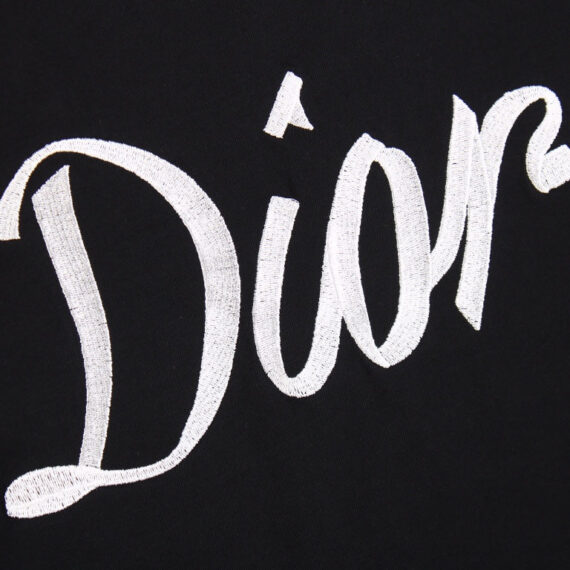 Dior Script Logo T-Shirt (Black)