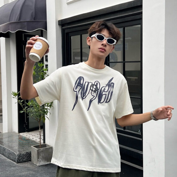 Gucci Graphic Cream T-Shirt
