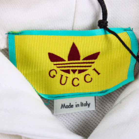 Gucci x Adidas White Hoodie